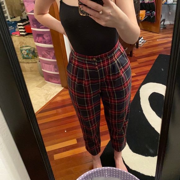 PLAID WOMEN’S TROUSERS - Picture 3 of 3